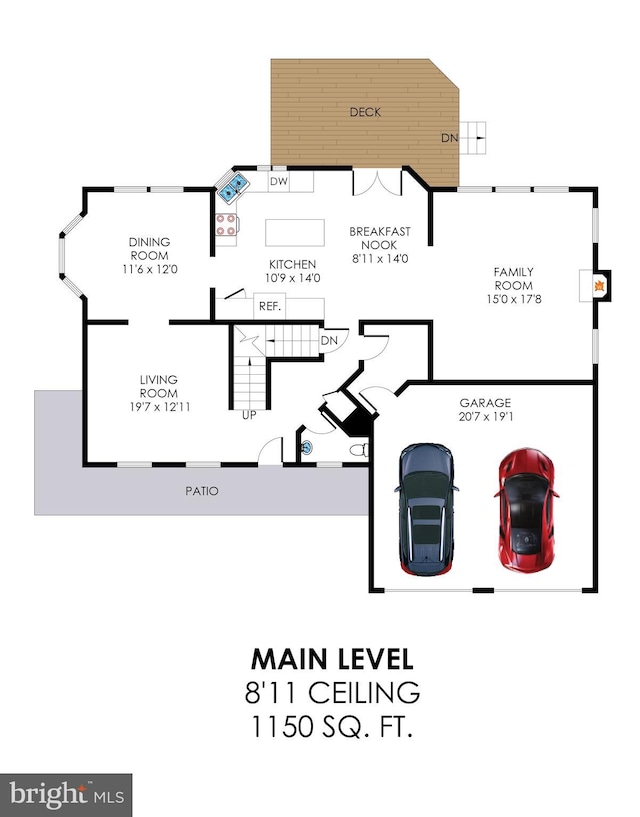 21591 Awbrey Pl, Broadlands, VA 20148 - property floor plan