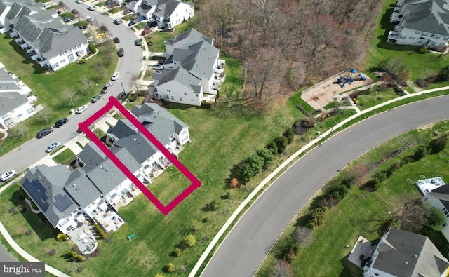 208 Starboard Way, Mount Laurel, NJ 08054 - view of property location with nearby suburban area and property parcel outlined