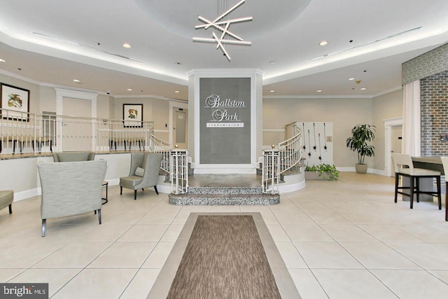 common area featuring stairway