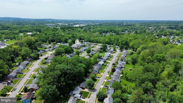58 Millwright Dr, Newark, DE 19711 - aerial overview of property's location with nearby suburban area and a heavily wooded area