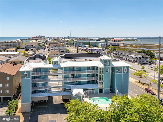 18 79th St Unit 403, Ocean City, MD 21842 - aerial view of a nearby body of water and a pool