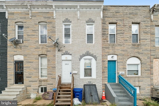 2012 Eagle St, Baltimore, MD 21223 - townhome / multi-family property with entry steps and stone siding