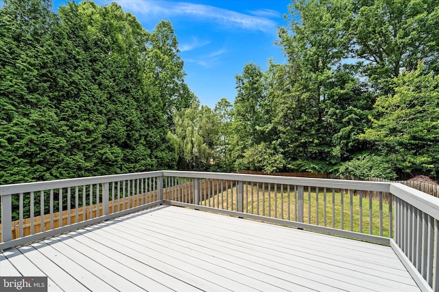 view of deck