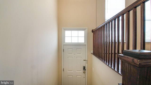 view of doorway to outside