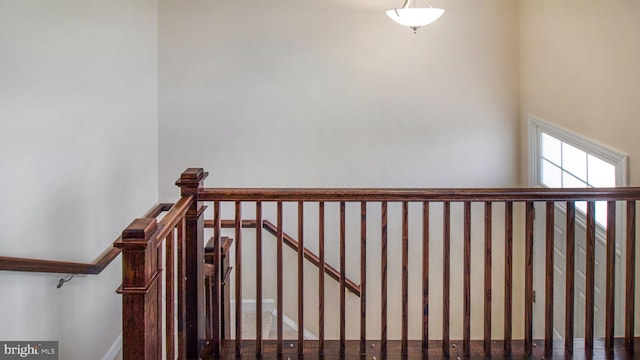 view of staircase