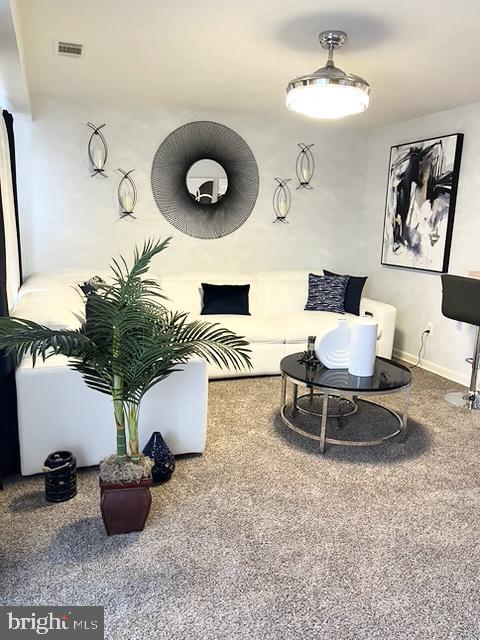 9000 Bay Ave Unit 209, North Beach, MD 20714 - view of carpeted living room
