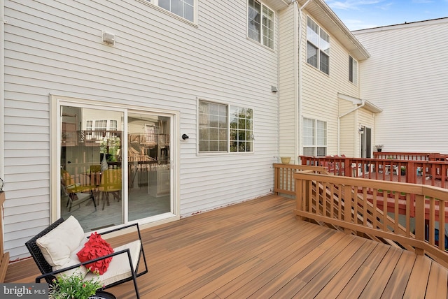2505 Wheat Meadow Ct, Herndon, VA 20171 - view of wooden deck