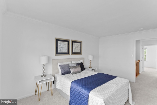 2505 Wheat Meadow Ct, Herndon, VA 20171 - bedroom with carpet floors, crown molding, and baseboards
