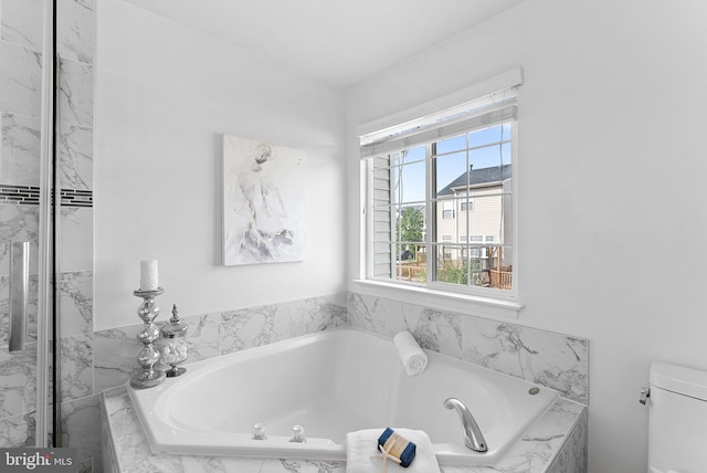 2505 Wheat Meadow Ct, Herndon, VA 20171 - bathroom featuring toilet and a bath