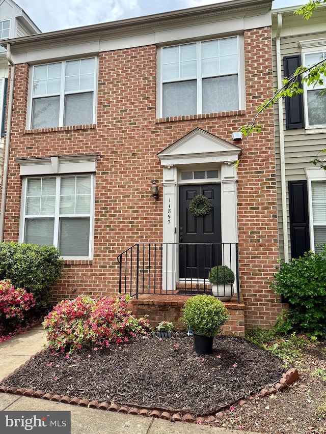 11897 Benton Lake Rd, Bristow, VA 20136 - view of front of property with brick siding