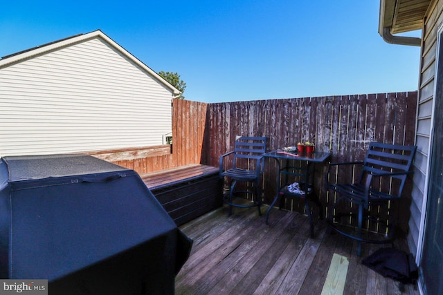 230 Jewel Dr, York, PA 17404 - deck featuring grilling area