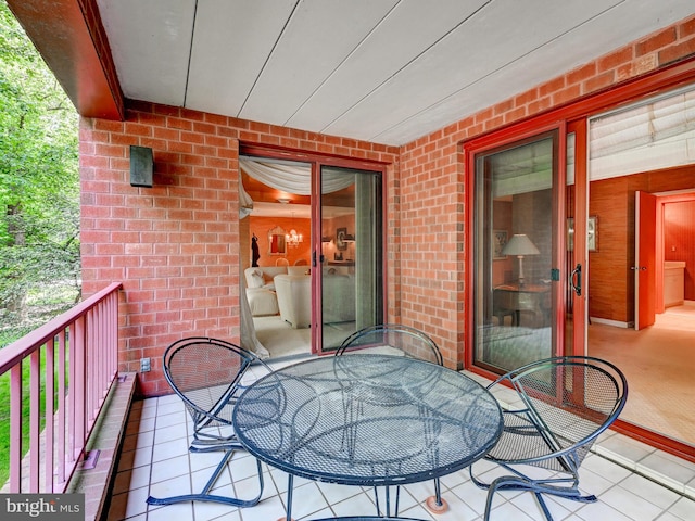 1 Gristmill Ct Unit 103, Pikesville, MD 21208 - view of balcony