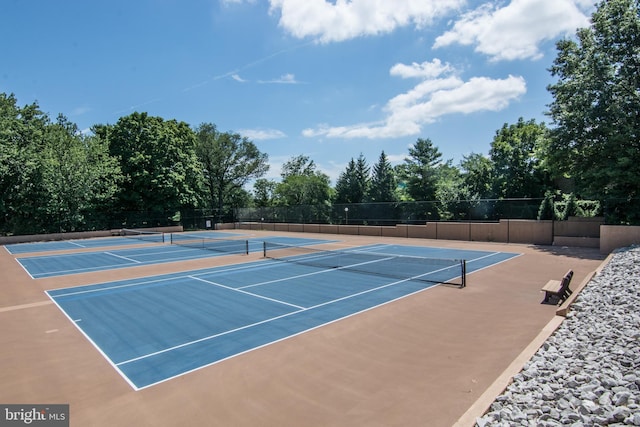 1 Gristmill Ct Unit 103, Pikesville, MD 21208 - view of tennis court featuring community basketball court and fence