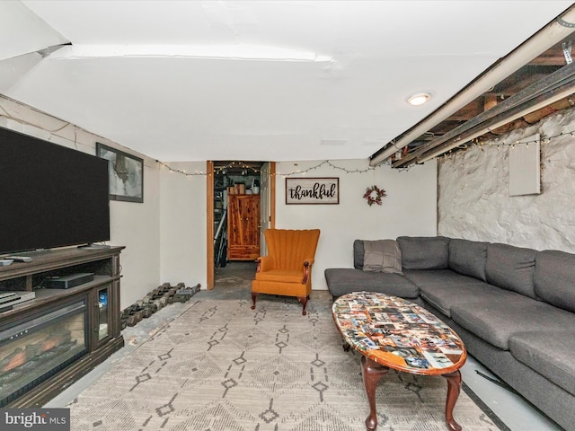 view of living room