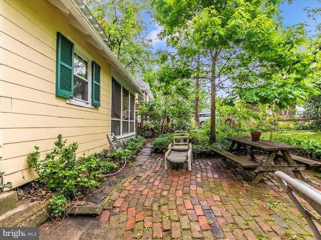 view of patio