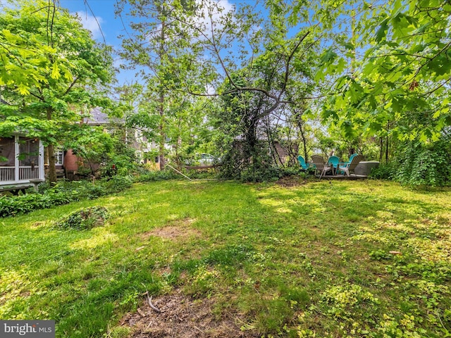 view of yard