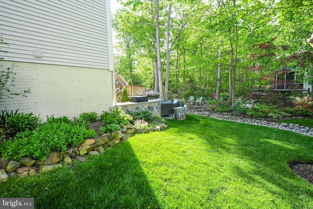 13757 Laurel Rock Dr, Clifton, VA 20124 - view of green lawn with stairway