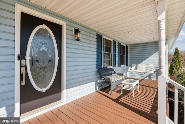 2994 Hope Mill Ln, Adamstown, MD 21710 - wooden terrace with a porch