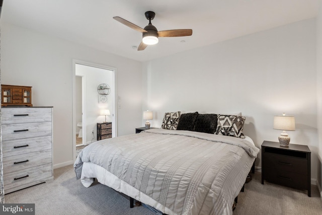 2994 Hope Mill Ln, Adamstown, MD 21710 - carpeted bedroom with a ceiling fan and baseboards