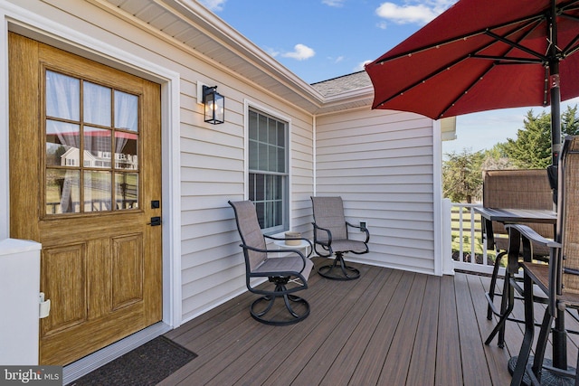 2994 Hope Mill Ln, Adamstown, MD 21710 - view of deck