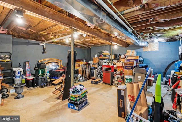 8013 Baileys Ln, Pasadena, MD 21122 - view of unfinished below grade area