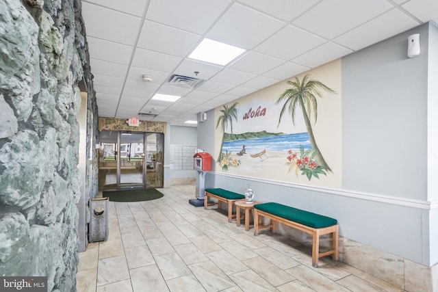 11 142nd St Unit 31003, Ocean City, MD 21842 - lobby featuring a drop ceiling