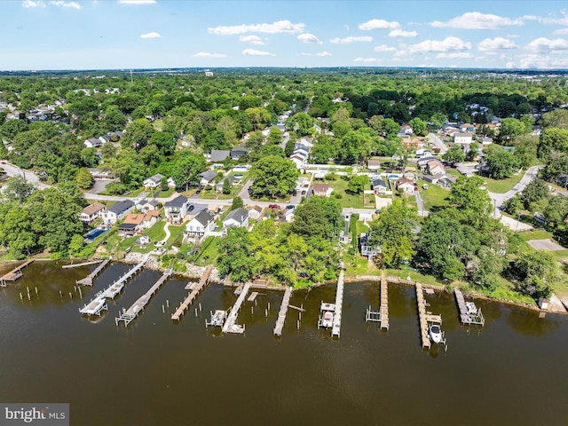 7847 Leymar Rd, Glen Burnie, MD 21060 - aerial overview of property's location featuring a nearby body of water and nearby suburban area