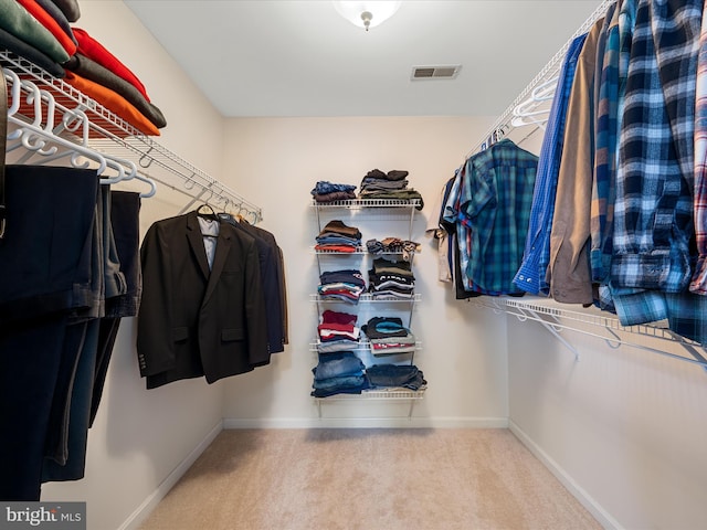 126 Boydton Plank Dr, Stephens City, VA 22655 - walk in closet featuring carpet flooring and visible vents