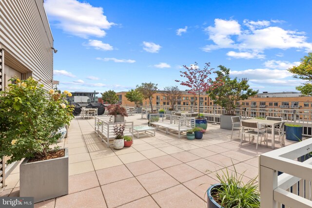 view of patio / terrace with outdoor dining area