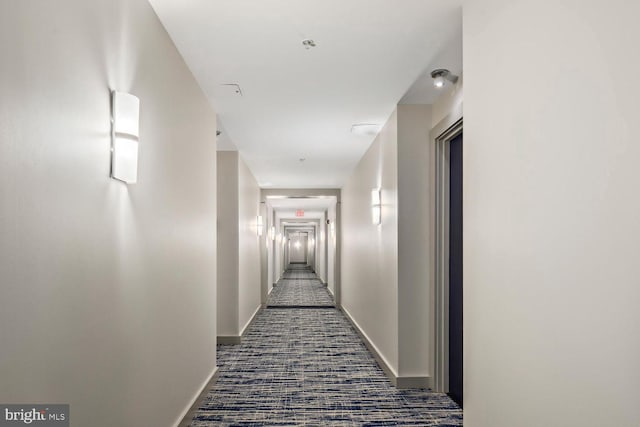 hall with baseboards