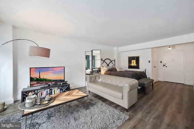 bedroom featuring wood finished floors