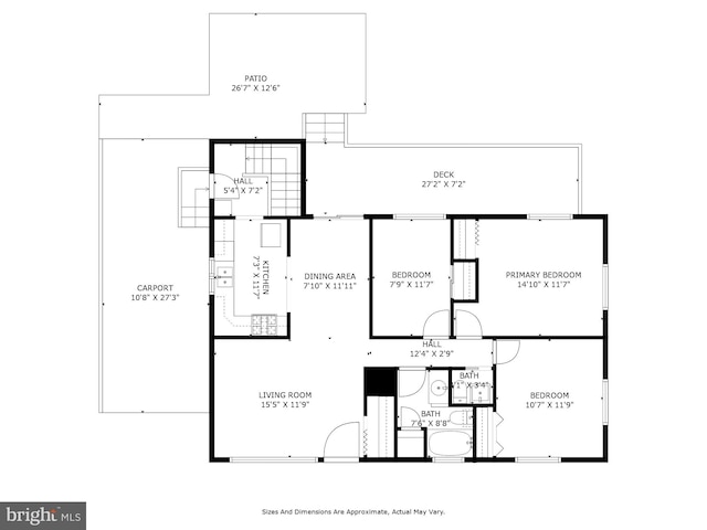 586 Rita Dr, Odenton, MD 21113 - home floor plan