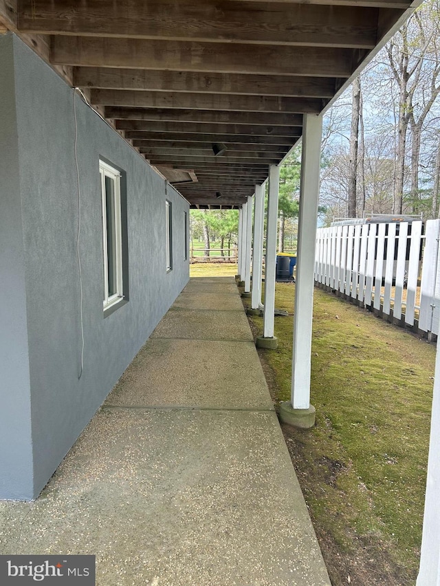 115 Carnoustie Rd, Dover, DE 19904 - view of patio featuring central AC