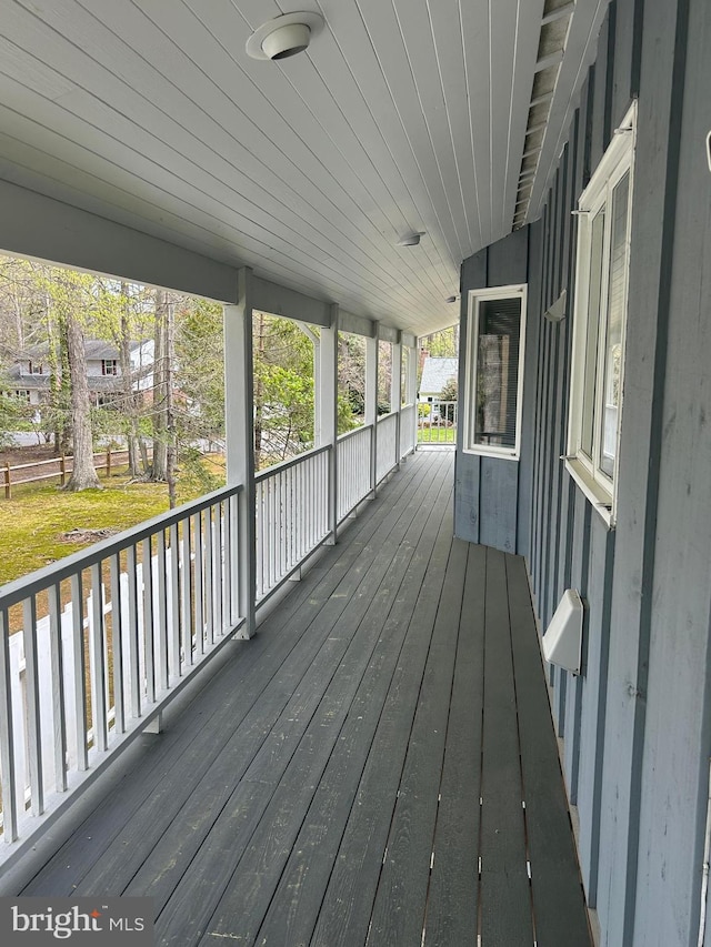 115 Carnoustie Rd, Dover, DE 19904 - view of wooden terrace
