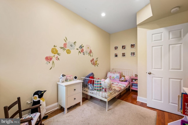 866 N 20th St, Philadelphia, PA 19130 - bedroom featuring wood finished floors, baseboards, and recessed lighting