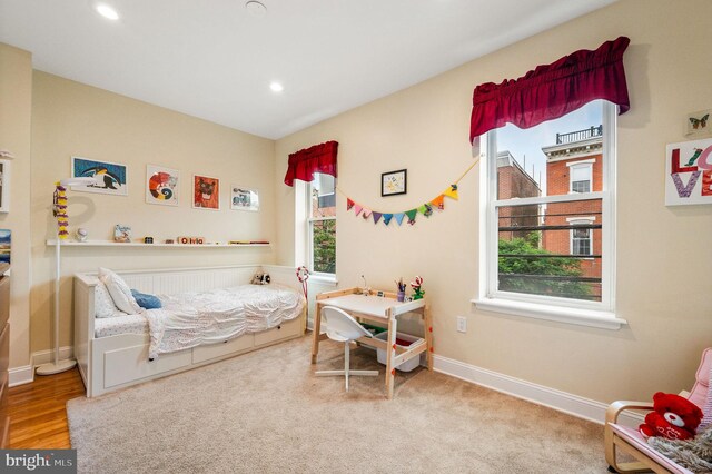 866 N 20th St, Philadelphia, PA 19130 - bedroom with baseboards and recessed lighting