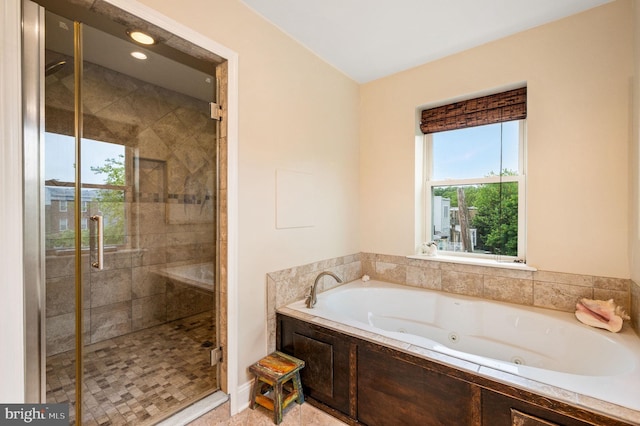 866 N 20th St, Philadelphia, PA 19130 - bathroom with a stall shower and a tub with jets