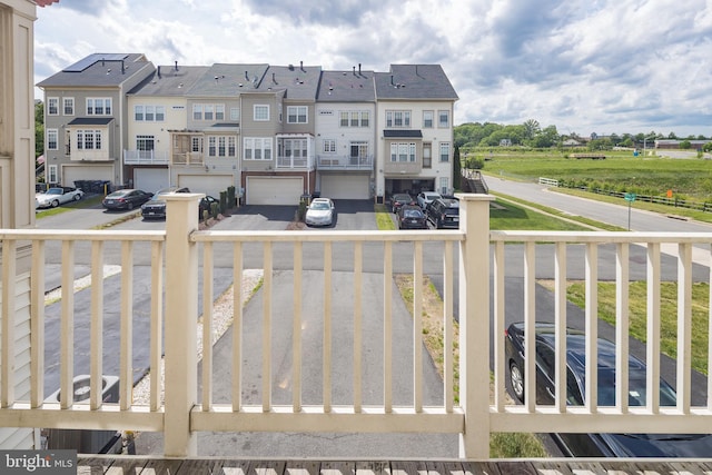 view of gate featuring a residential view