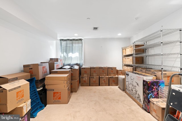 view of storage