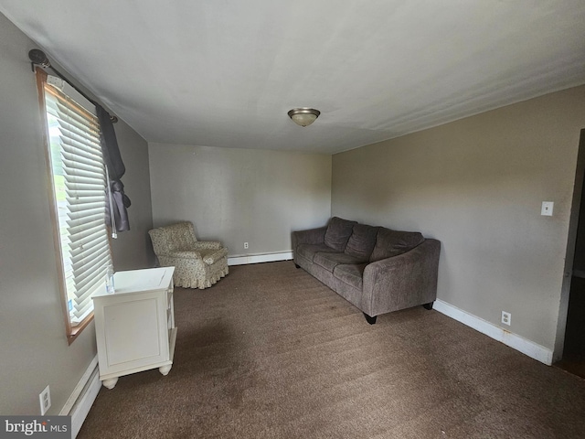 519 Furnace St, Cumberland, MD 21502 - unfurnished living room with carpet flooring, baseboards, and baseboard heating