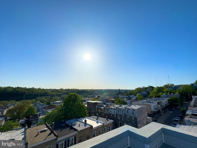 aerial perspective of suburban area