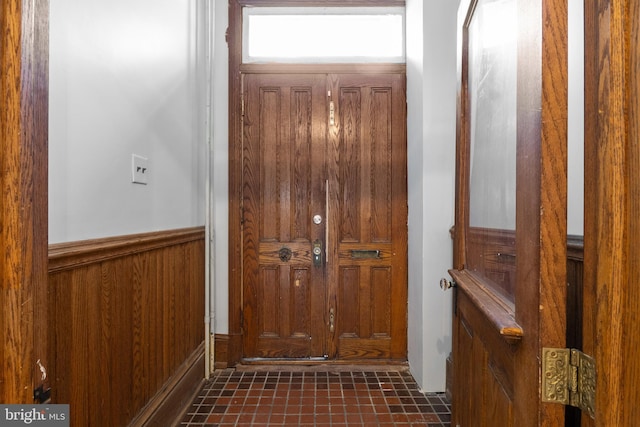 240 W Philadelphia St, York, PA 17403 - doorway to outside with a wainscoted wall