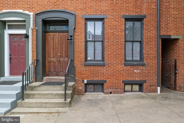 240 W Philadelphia St, York, PA 17403 - property entrance featuring brick siding
