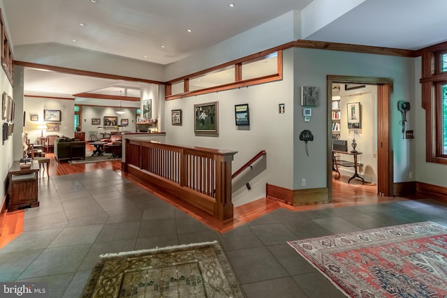 7004 Upper York Rd, New Hope, PA 18938 - corridor with tile patterned flooring and recessed lighting