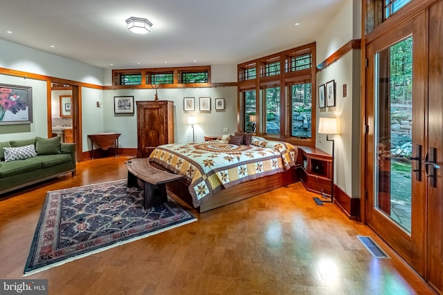 7004 Upper York Rd, New Hope, PA 18938 - bedroom featuring wood finished floors and recessed lighting
