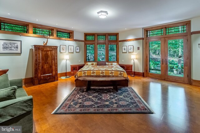 7004 Upper York Rd, New Hope, PA 18938 - recreation room featuring wood finished floors, recessed lighting, and baseboards