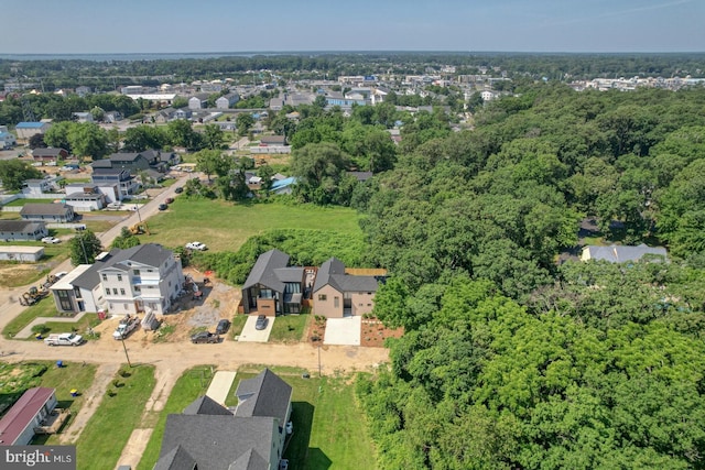 19690 Dunbar St, Rehoboth Beach, DE 19971 - aerial overview of property's location with nearby suburban area
