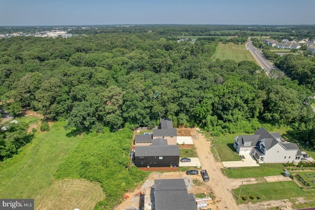 19690 Dunbar St, Rehoboth Beach, DE 19971 - aerial overview of property's location with a forest