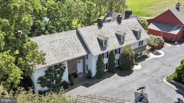bird's eye view