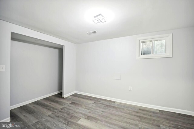 4112 Norcross St, Temple Hills, MD 20748 - interior space featuring baseboards, visible vents, and wood finished floors